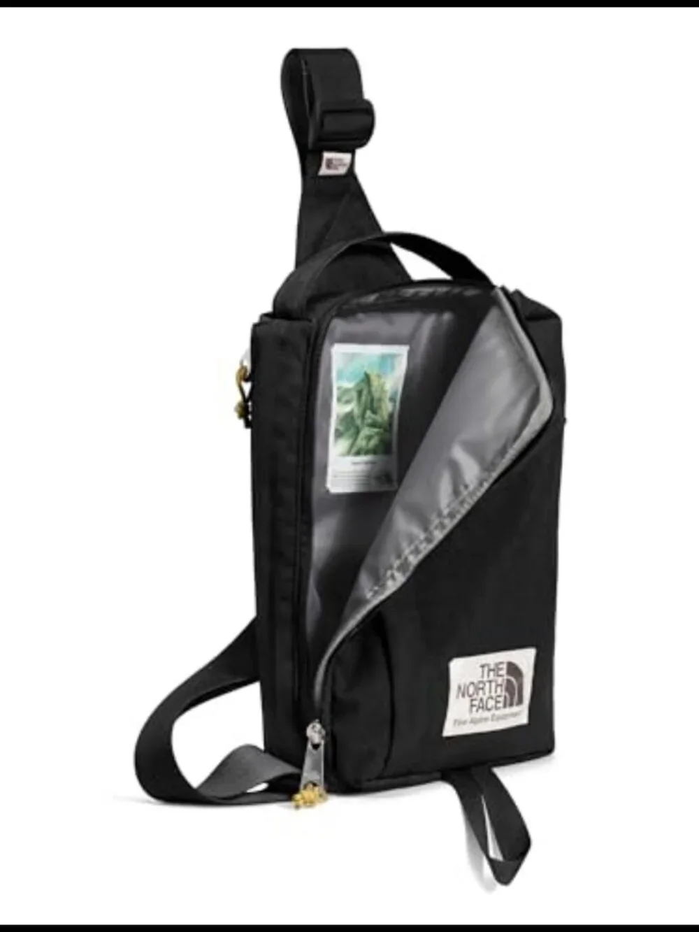 Water Repellent Recycled Nylon Crossbody Sling Bag Adjustable Strap